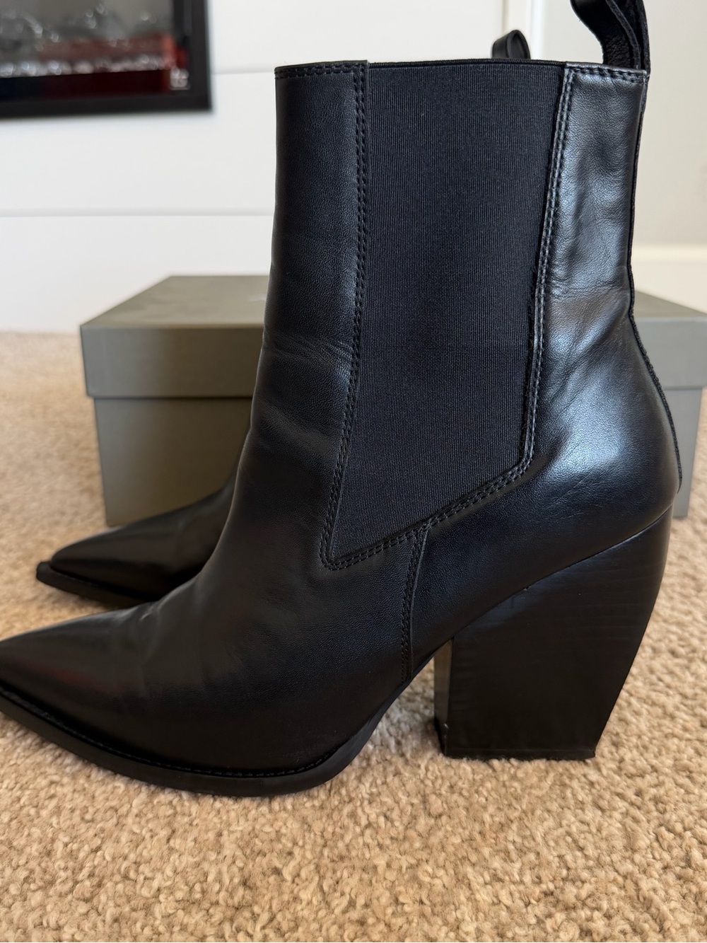 AllSaints Ria Wedge Chelsea Boot - Picture 2 of 13